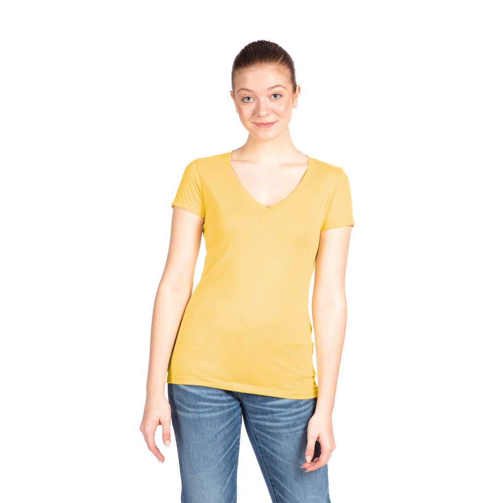 Women's 2X-Large Banana Cream Next Level 1540 