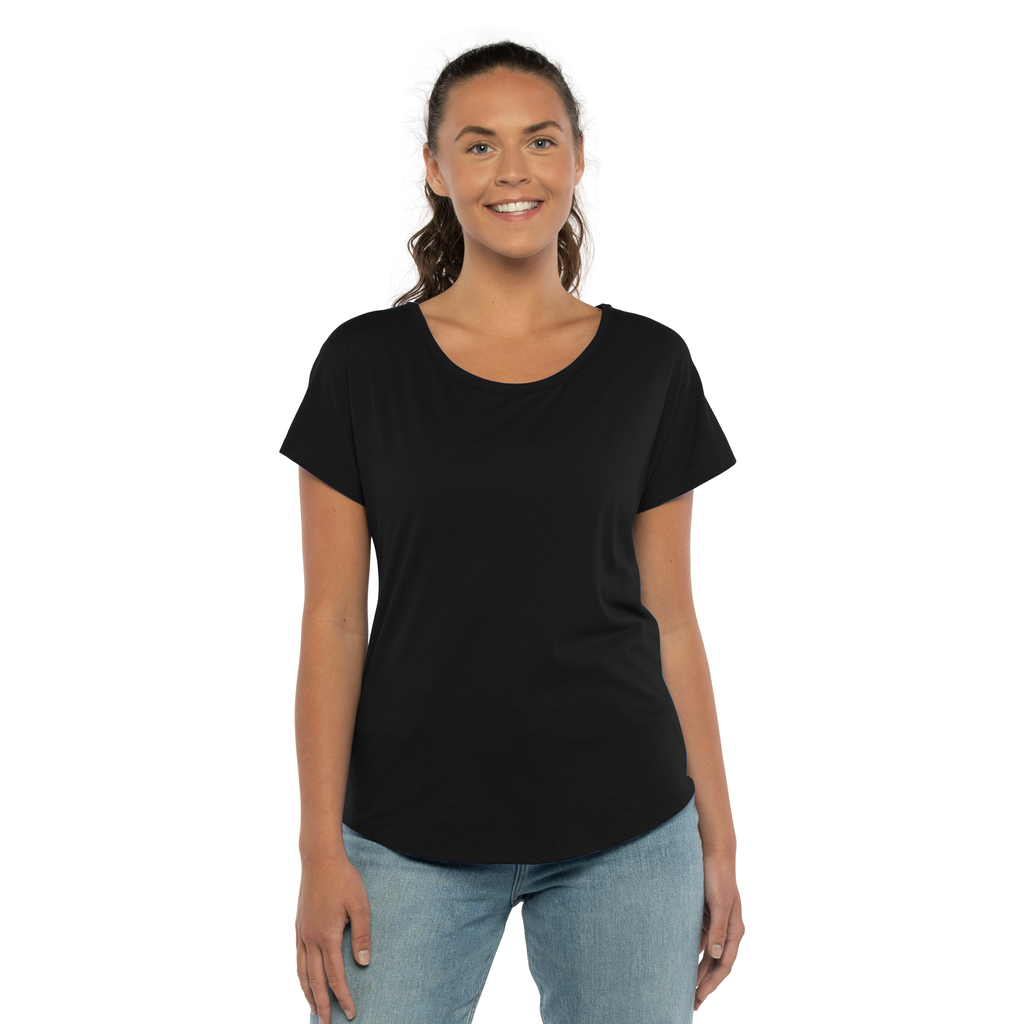 Women's 3X-Large Black Next Level 1560 