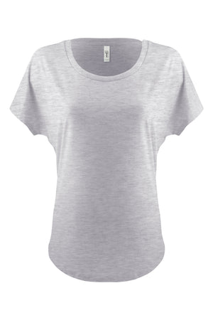 Women's 3X-Large Heather Gray Next Level 1560 