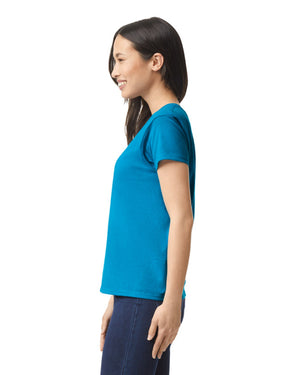 Women's 3X-Large Sapphire Gildan 2000L 