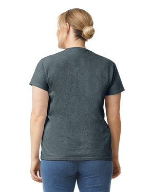 Women's 3X-Large Dark Htr Gildan 2000L 