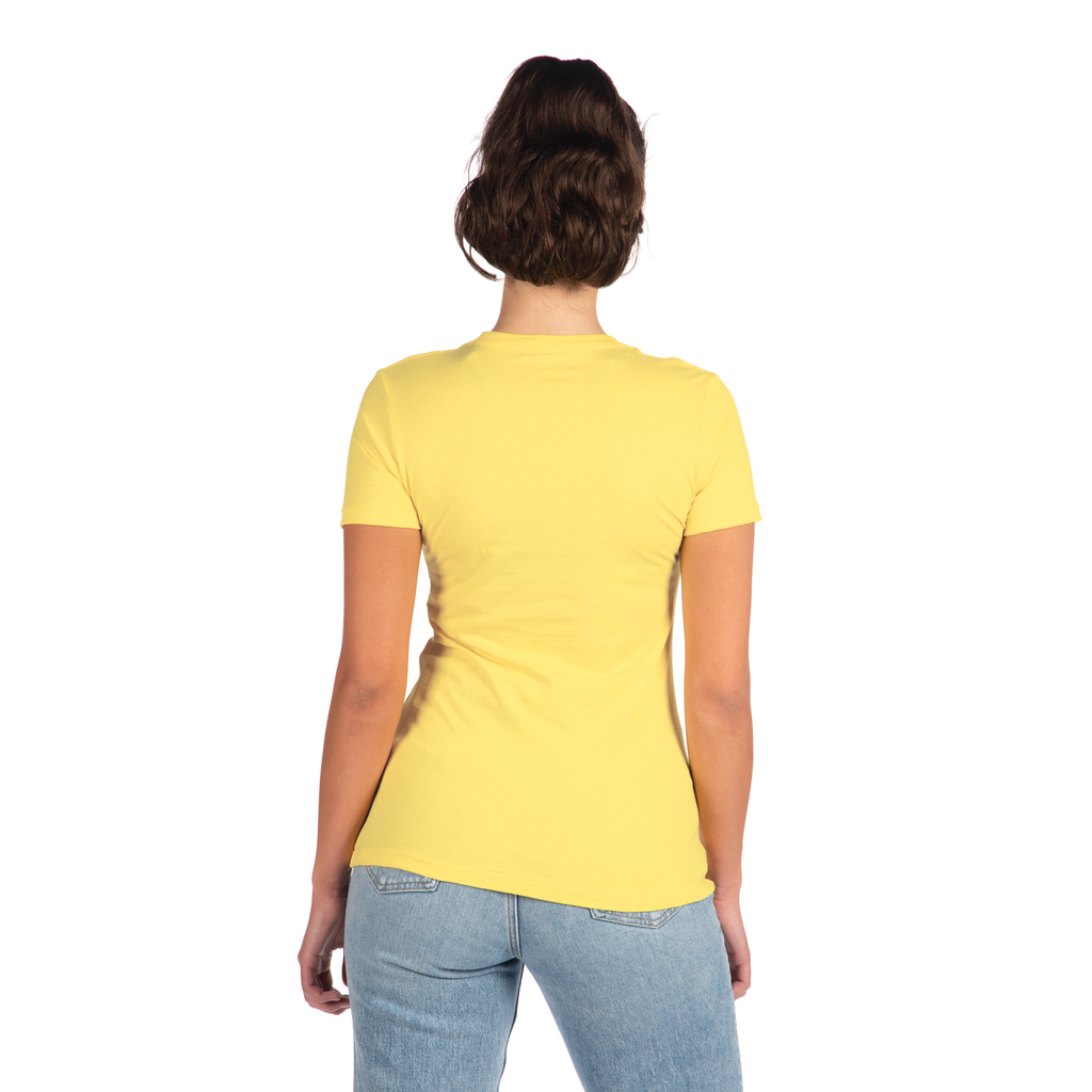 Women's 3X-Large Vibrant Yellow Next Level 3900 