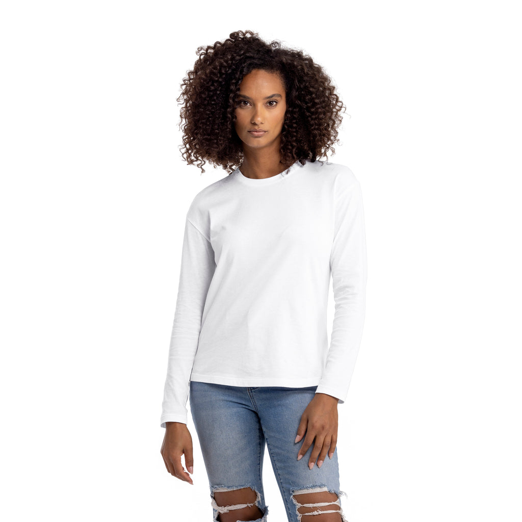 Women's 3X-Large White Next Level 3911 