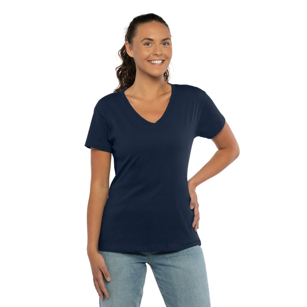 Women's 3X-Large Midnight Navy Next Level 3940 