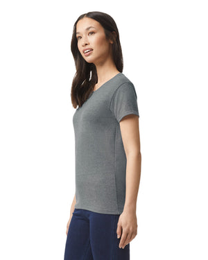 Women's 3X-Large Graphite Htr Gildan 5000L 