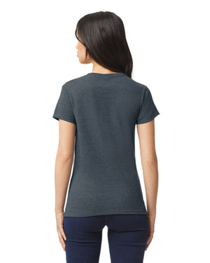 Women's 3X-Large Dark Htr Gildan 5000L 