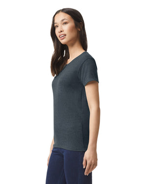 Women's 3X-Large Dark Htr Gildan 5000L 