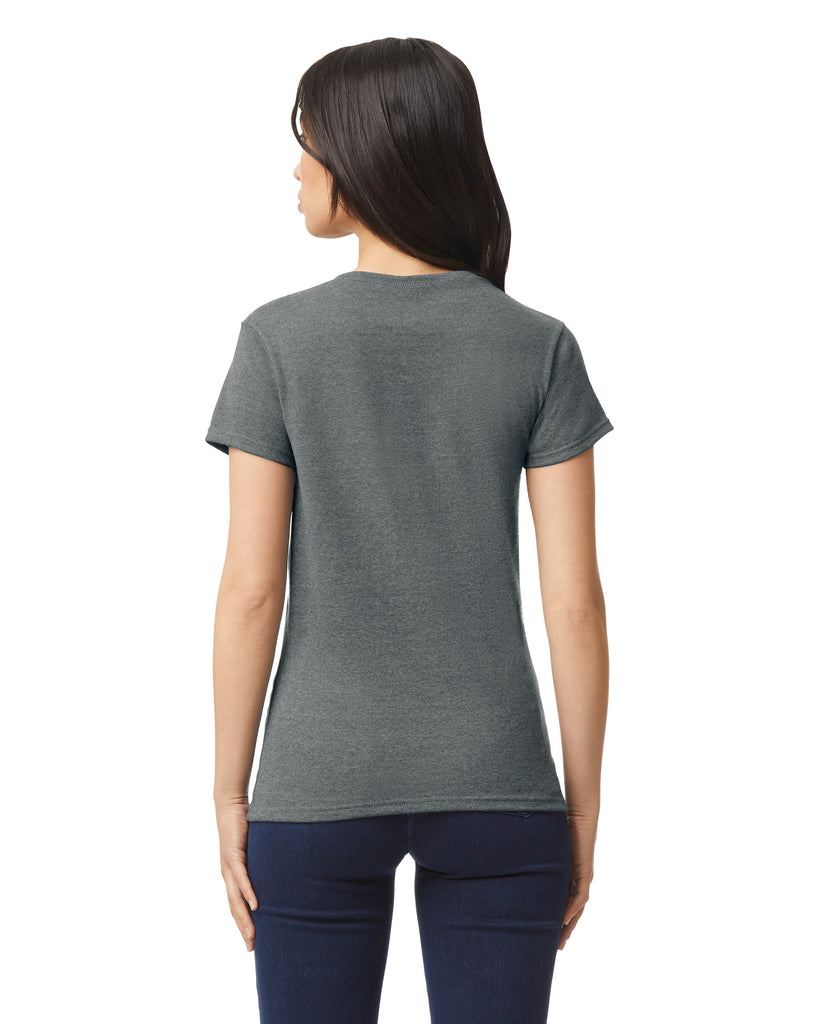 Women's 3X-Large Graphite Htr Gildan 5000L 
