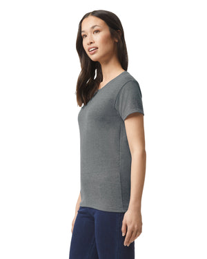 Women's 3X-Large Graphite Htr Gildan 5000L 