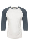 3X-Large Indigo/heather White Next Level 6051 