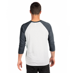 3X-Large Indigo/heather White Next Level 6051 