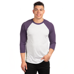 3X-Large Purple Rush/heather White Next Level 6051 