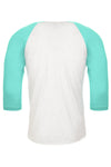 3X-Large Tahiti Blue/heather White Next Level 6051 