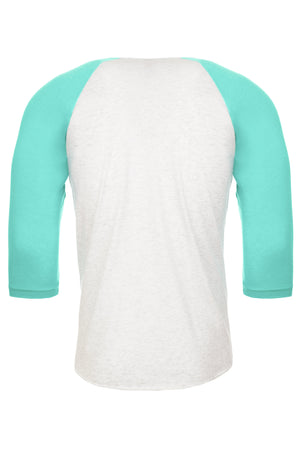 3X-Large Tahiti Blue/heather White Next Level 6051 