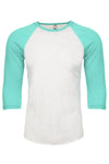 3X-Large Tahiti Blue/heather White Next Level 6051 