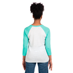 3X-Large Tahiti Blue/heather White Next Level 6051 