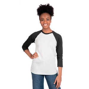 3X-Large Heather White/vintage Black Next Level 6051 