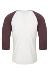 3X-Large Vintage Purple/heather White Next Level 6051 