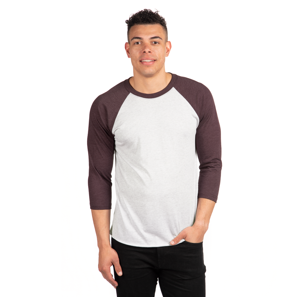 3X-Large Vintage Purple/heather White Next Level 6051 