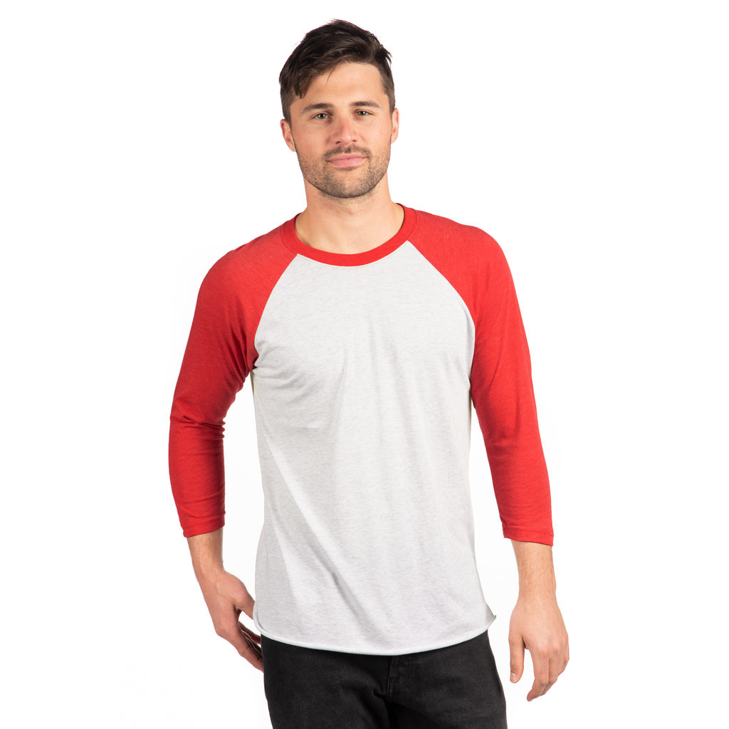 3X-Large Vintage Red/heather White Next Level 6051 