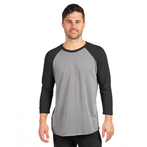 3X-Large Premium Heather/vintage Black Next Level 6051 