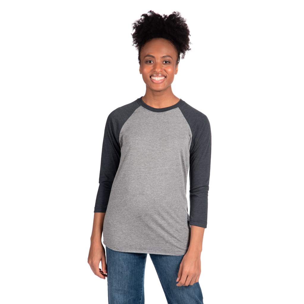 3X-Large Vintage Navy/premium Heather Next Level 6051 