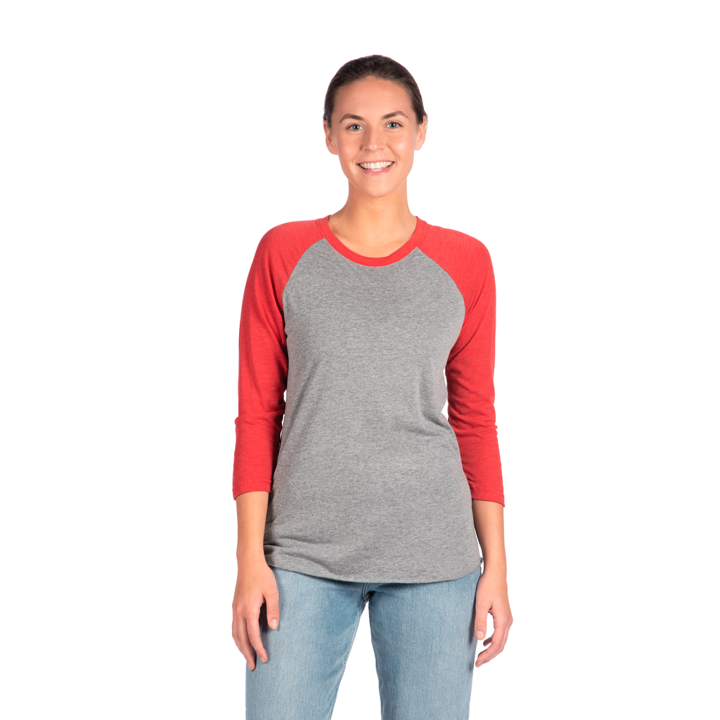 3X-Large Vintage Red/premium Heather Next Level 6051 