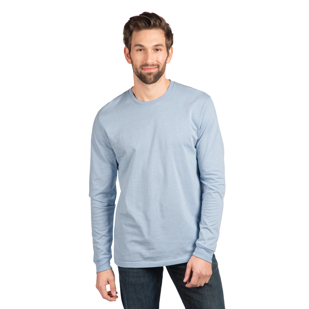 3X-Large Heather Columbia Blue Next Level 6211 