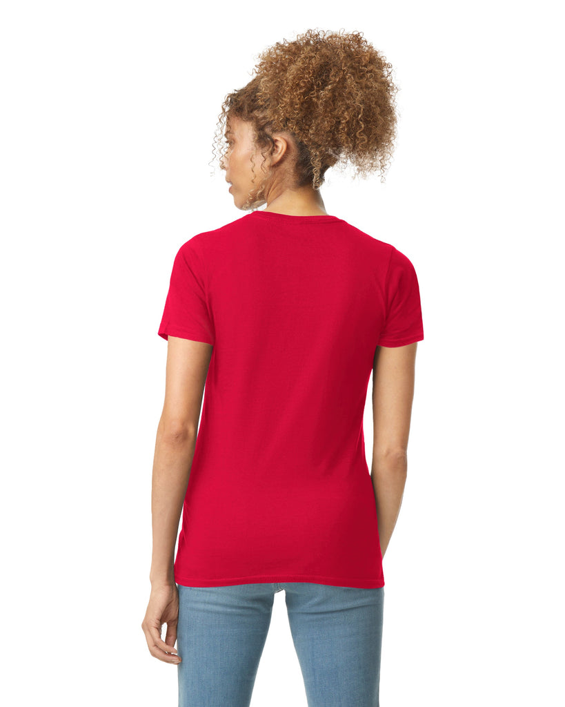 Women's 3X-Large Red Gildan 64000L 