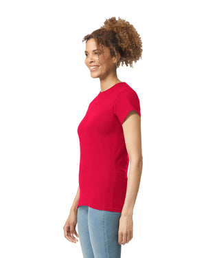 Women's 3X-Large Red Gildan 64000L 