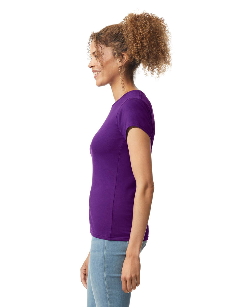 Women's 3X-Large Purple Gildan 64000L 