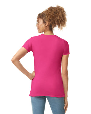 Women's 2X-Large Heliconia Gildan 64000L 