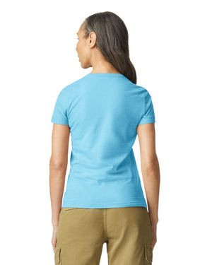 Women's 3X-Large Sky Gildan 64000L 
