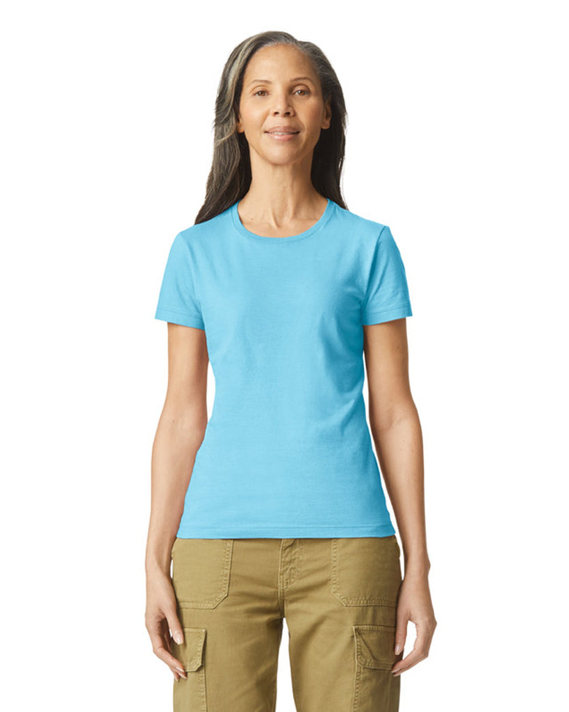 Women's 3X-Large Sky Gildan 64000L 