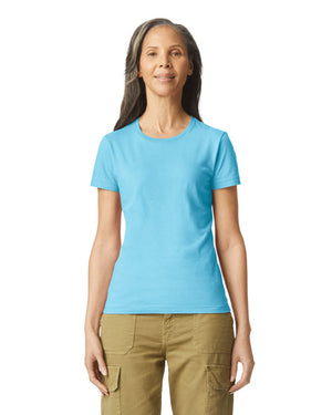 Women's 3X-Large Sky Gildan 64000L 