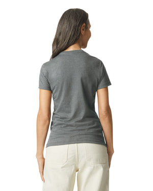 Women's 3X-Large Graphite Htr Gildan 64000L 