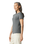Women's 3X-Large Graphite Htr Gildan 64000L 