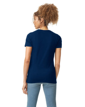 Women's 3X-Large Navy Gildan 64000L 