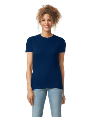 Women's 3X-Large Navy Gildan 64000L 