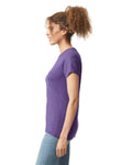 Women's 2X-Large Htr Purple Gildan 64000L 