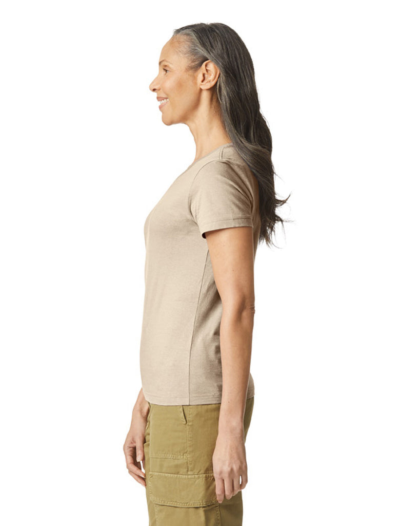Women's 3X-Large Sand Gildan 64000L 