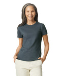 Women's 3X-Large Dark Htr Gildan 64000L 