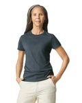 Women's 3X-Large Dark Htr Gildan 64000L 