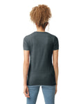Women's 3X-Large Dark Htr Gildan 64000L 