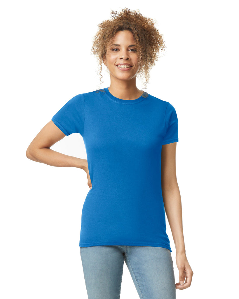 Women's 3X-Large Royal Gildan 64000L 