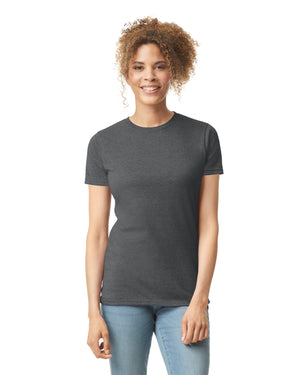 Women's 2X-Large Charcoal Gildan 64000L 