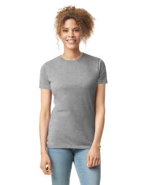 Women's 3X-Large Rs Sp Grey Gildan 64000L 