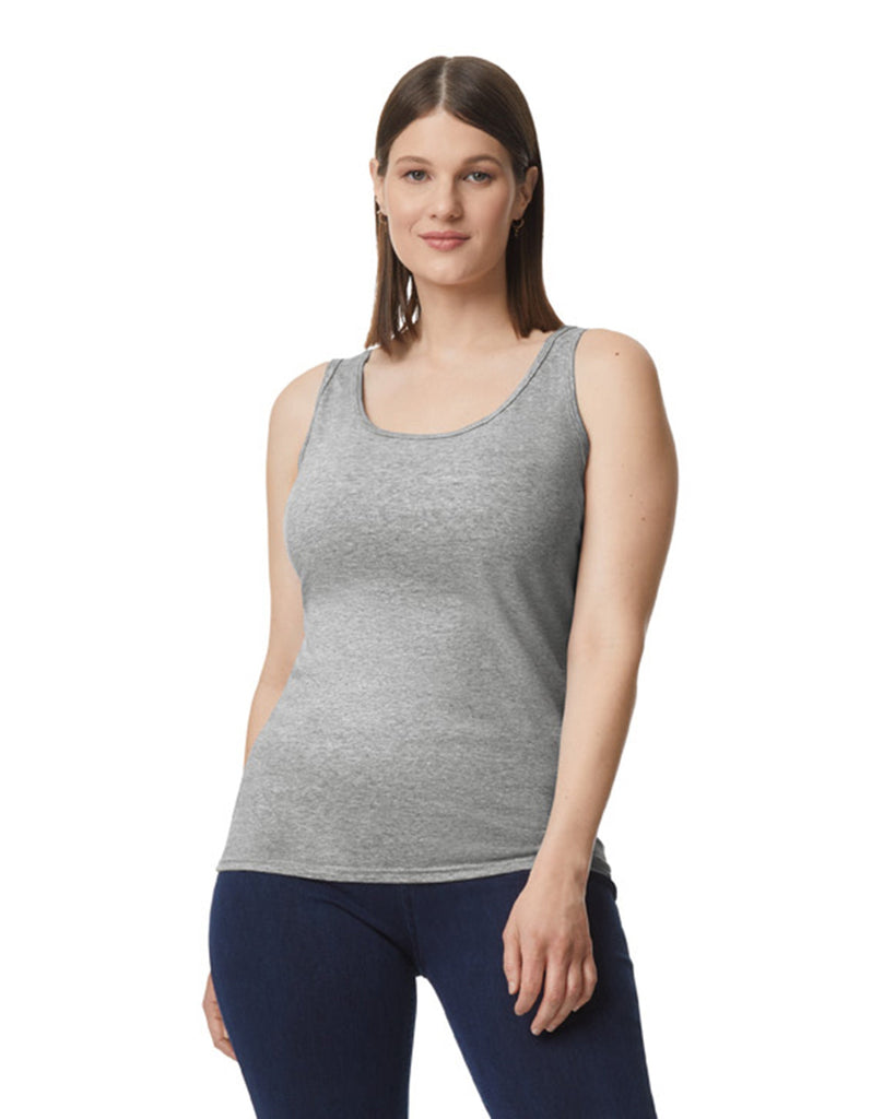 Women's 2X-Large Rs Sp Grey Gildan 64200L 