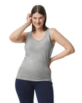 Women's 2X-Large Rs Sp Grey Gildan 64200L 
