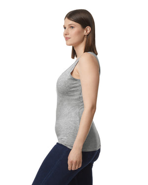 Women's 2X-Large Rs Sp Grey Gildan 64200L 